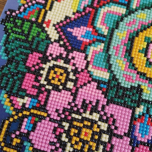 Finished Diamond Painting Mandella 30x30 - Picture 2 of 3